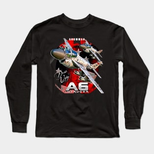 A6 Intruder United States Navy & Marine Corps  Attack Aircraft Long Sleeve T-Shirt